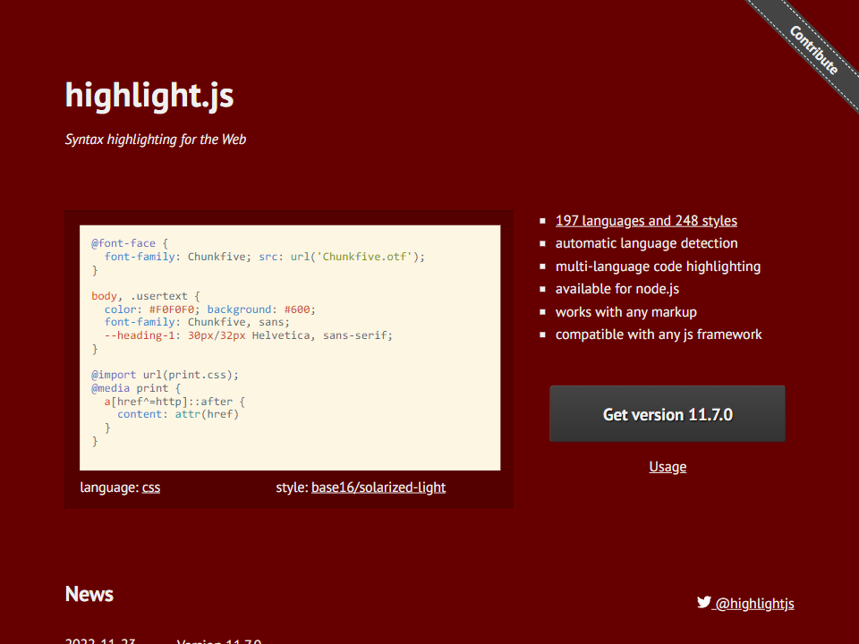 WordPress に highlight.js を設置して、ソースコードをシンタックスハイライトさせる方法